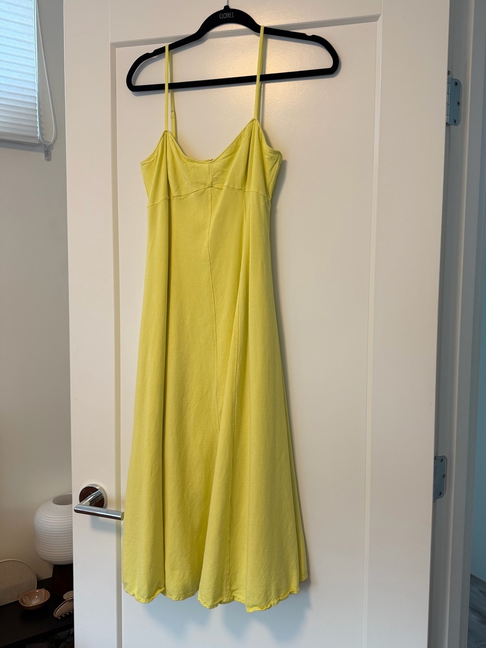 Yellow ASTR a-line Midi Dress